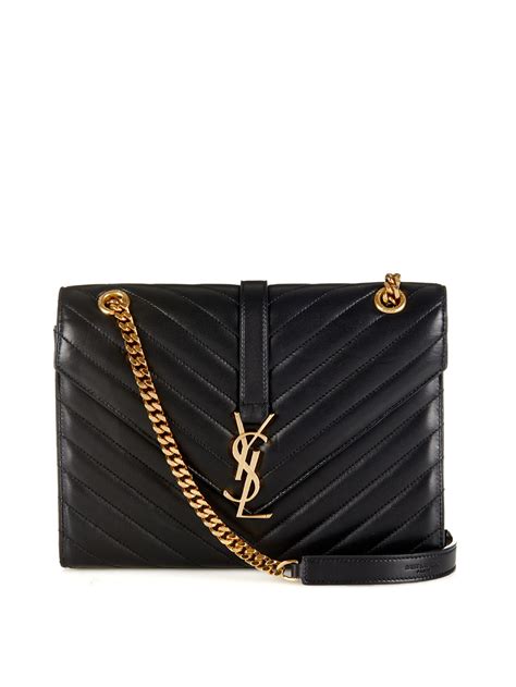 ysl classic monogramme quilted-leather shoulder bag|ysl handbags for women.